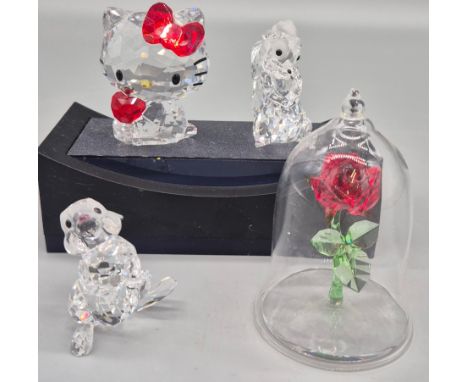 Collection of Swarovski Crystal Disney Characters. 