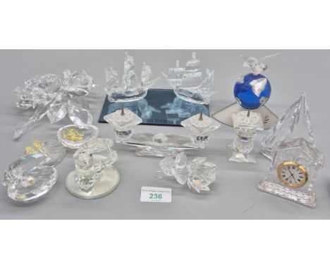 Collection of Swarovski Crystal collectables. 