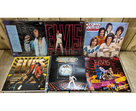 Collection of LP's; Elvis Pressley, Shakin Stevens, Simple Minds, Neil Diamond, Culture Club, Queen News of the World, Hello 