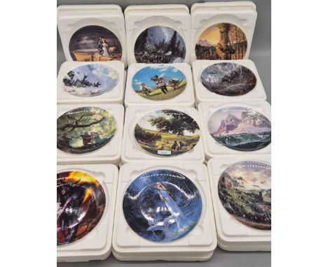 Collection of The Lord of The Rings Collectors plates.
