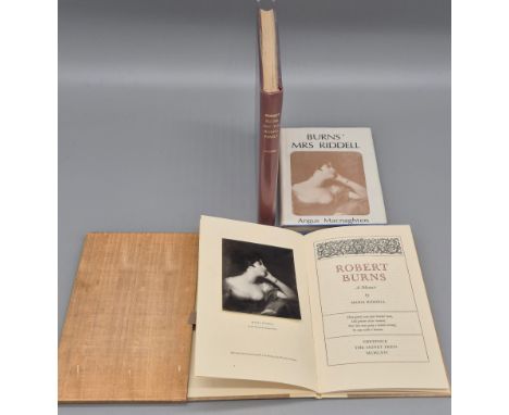 Riddell, Maria. A Memoir. Greenock, The Signet Press, 1966. Limited edition 100 copies signed by Thomas Rae, slip case;  Wood