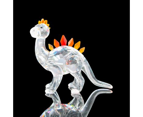 Lead crystal in mainly clear coloration, multifaceted, with black eyes and colorful spikes. Part of the Fables &amp; Fairy Ta
