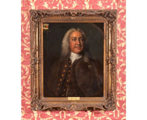 Thomas Frye (British 1710-1762) Portrait of Charles Townley   Oil on canvas Signed and dated 1743 mid right, late inscription