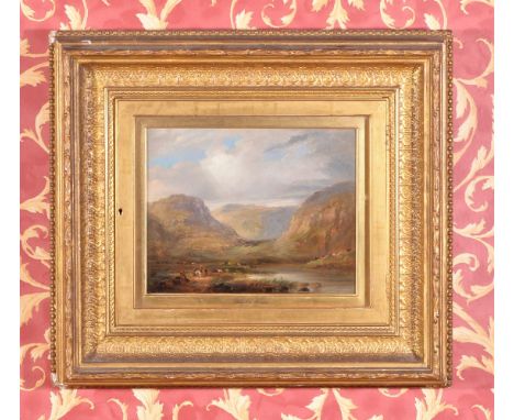 Anthony Vandyke Copley Fielding (British 1778-1855) View of Snowdon, Wales Oil on board Signed lower left, inscribed with tit