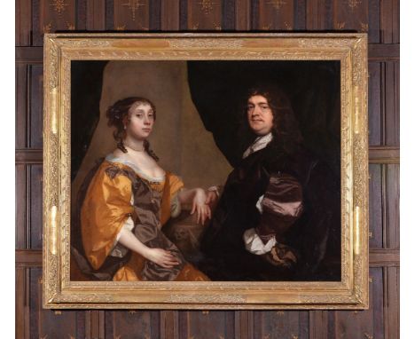 Pieter Borsseler (Dutch 1633-1687)   Portrait of a gentleman and his wife Oil on canvas 97.5 x 127cm (38¼ x 50 in.)   Provena