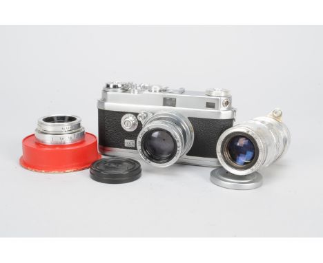 An OPL Foca U R (Universel Retardeur) Rangefinder Camera,  serial no. 207.372 R, shutter not working, body G-VG, slight marks