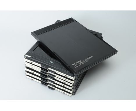 10''x8'' Film Holders, six Fidelity Deluxe holders and one Polaroid model 81-06 land film holder 
