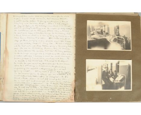 A 'Mother's Record' Album of the life of Martin Alfred Petrie 1916-1941,  compiled by his mother, Maria, in album published b