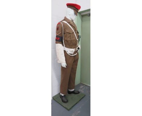 Post War Royal Military Police Mannequinmodern mannequin with 1949 pattern battle dress complete with RMP Berlin badges ...  