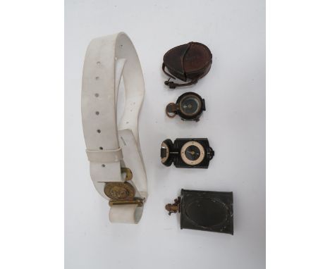 WW1 Military Compassblackened brass compass.  The lid marked “Verners Pattern”.  The base marked “F Barker &amp; Son London 1