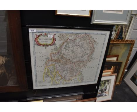 A vintage map of Westmorland by Robert Morden.
48cm by 42cm approx.