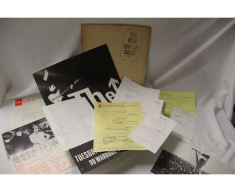 A copy of the Who ' Live at Leeds '  - what is unique about this is that it was almost sold as a pre - release in that the ba