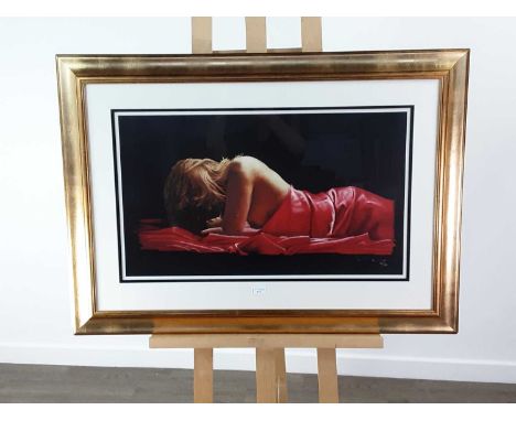 Four colour offset lithograph, signed and No. 69 of 396 in the image, framed41cm x 71cm