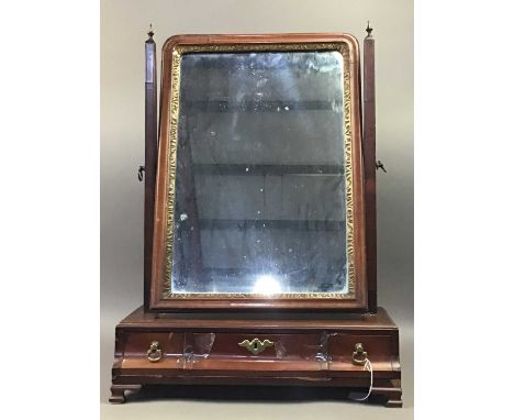 the dressing table box base with a caddy moulded edge and three drawersmirror 63cm high x 47.2cm wide x 21cm depth, the tray&