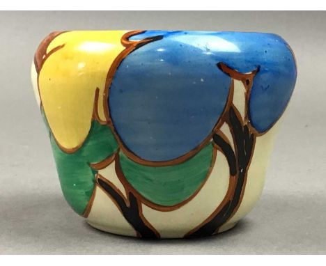 marked to the base Clarice Cliff and for the 'Fantasque' pattern5cm high