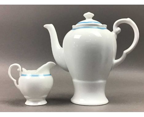 including a part tet a tete, also six Coalport coffee cans and six saucers