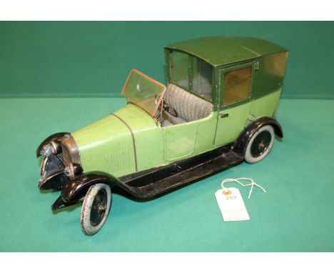 Andre Citroen Coupe De Ville B14, tin-plate car. These toys were produced by the Citroen company and sold in their showrooms.