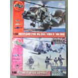 5x 1:48 scale Airfix Helicopter model kits. 2x Westland Lynx Mk.88A/HMA/Mk.90B, 2x Helicopter