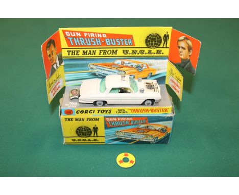 Corgi Toys The Man From UNCLE Oldsmobile Super 88 (497). A scarce example in cream with metal wing lights, complete with both