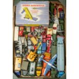 Quantity of Various makes, Includes Corgi Dinky, Britains, Scalex tin car, Mettoy plastic saloon