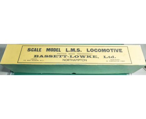 Bassett-Lowke scale model L.M.S. Locomotive. This is for an empty box only (No locomotive). It is in complete condition with 