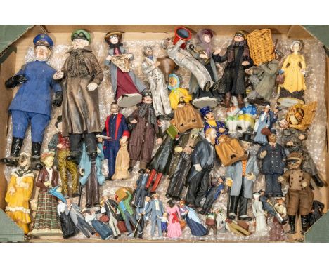 40+ Standing and seated figures ideal for vintage motoring dioramas or display. Some are dressed in period clothing, There ar