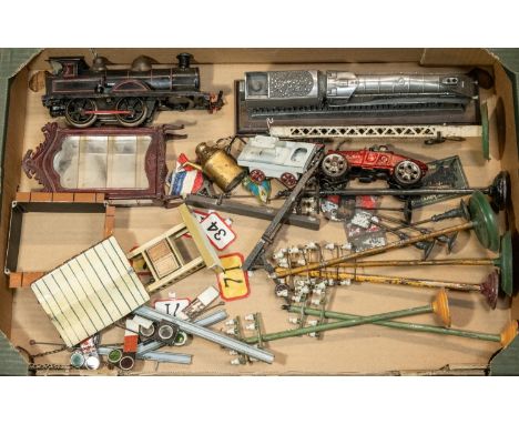 Quantity of various items including hand painted white metal figures, All dressed in period clothing and in various poses, A 