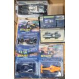 8 Scalextric cars. Legends, Maserati 250F, Limited edition of 2500, Ford Thunderbird Red/White /