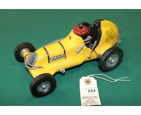 Thimble Drome Champion 15 tether Racer by Nylint 1998. Finished in yellow with No. 30 to rear. Fuel powered engine. All looks