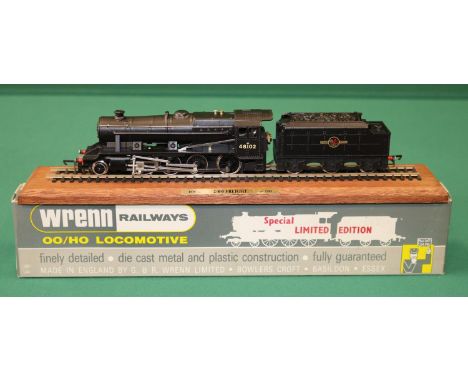 A Wrenn Railways BR class 8F 2-8-0 tender locomotive (W409) RN 48102 in unlined black livery. Boxed, with packing pieces, Ins