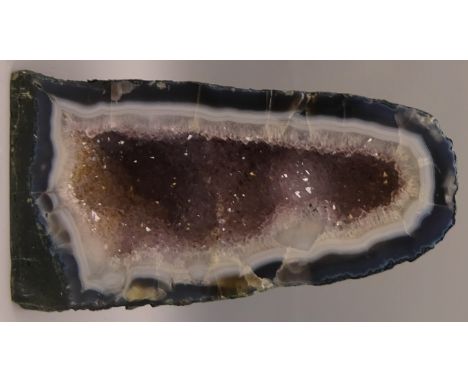 Natural History - Geology - an amethyst geode, H40cm, W22cm   Condition Report   Click here for further images, condition, au