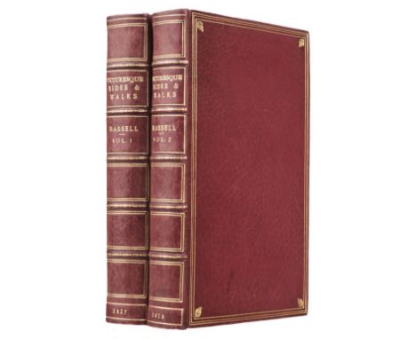 Hassell (John). Picturesque Rides and Walks, with Excursions by Water, thirty miles round the British Metropolis; illustrated