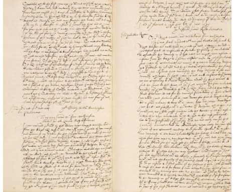 Walsingham (Francis, c. 1532-1590). Copy Letterbook from his Embassy to France, August 1570 to November 1572, late 16th-centu