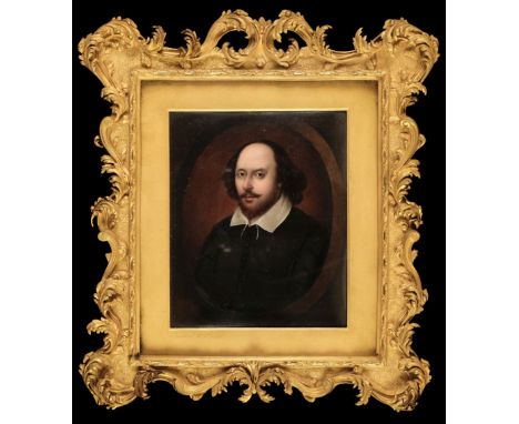 * Essex (William, 1784-1869). The ‘Chandos’ Portrait of William Shakespeare, after John Taylor (died 1651), 1854, oil paint o