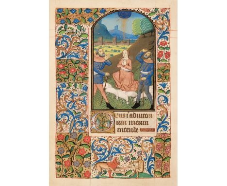 Book of Hours, Use of Rouen, in Latin and French. Illuminated manuscript on vellum, [France: Rouen, c. 1480], ii + 160 + iii 