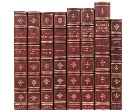 Collins (Wilkie). The Moonstone. A Romance, 3 volumes, 1st edition, 1st state, London: Tinsley Brothers, 1868, 1st state with