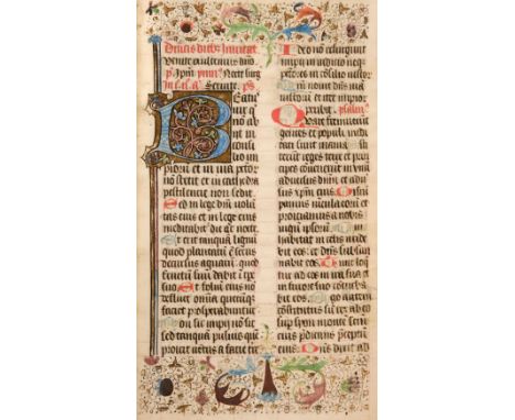 Breviary, Use of the Premonstratensians, in Latin. Illuminated manuscript on vellum, [Southern Netherlands, mid(?)-15th centu