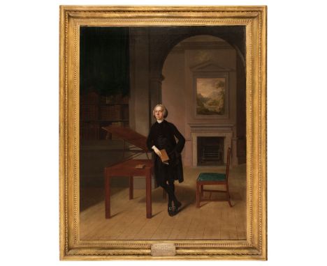 * Devis (Arthur, 1712-1787). The Rev. Edward Foyle (1736-1784), oil on canvas, full-length portrait of a bewigged gentleman a