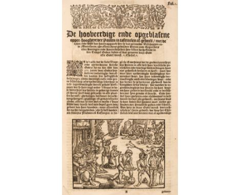  Haemstede (Adrianus). Historien der Vromer Martelaren. Die om het getuychenis des Heyligen Evangeliums haer bloet ghestort h