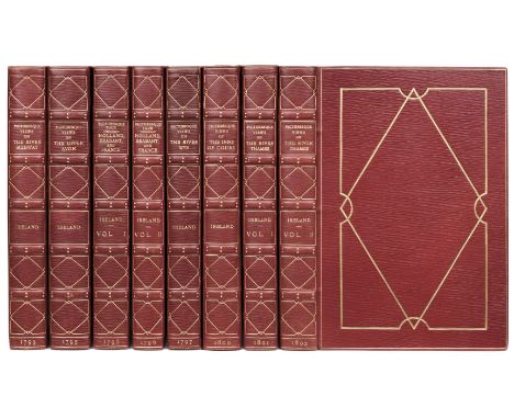 Ireland (Samuel). A complete set of the Picturesque Views series, 6 works bound in 8 volumes, 1793-1802, comprising: Pictures