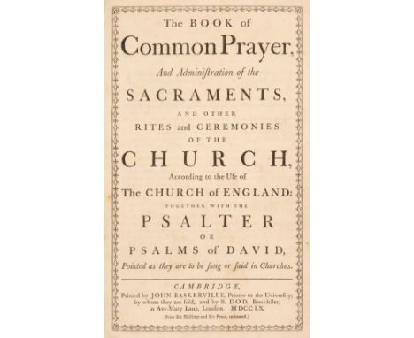 Baskerville Press. The Book of Common Prayer, and Administration of the Sacraments, and other Rites and Ceremonies of the Chu