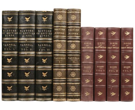 Yarrell (William). A History of British Birds, 3 volumes, 3rd edition, London: John Van Voorst, 1856, wood engraved illustrat