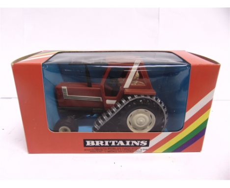 A BRITAINS NO.9527, FIAT HALF-TRACK TRACTOR  mint or near mint, boxed, the box good.
