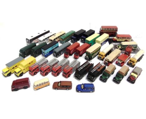 THIRTY-SEVEN 1/76 SCALE DIECAST &amp; OTHER MODEL VEHICLES  by Exclusive First Editions (9), Corgi (4), and others, variable 