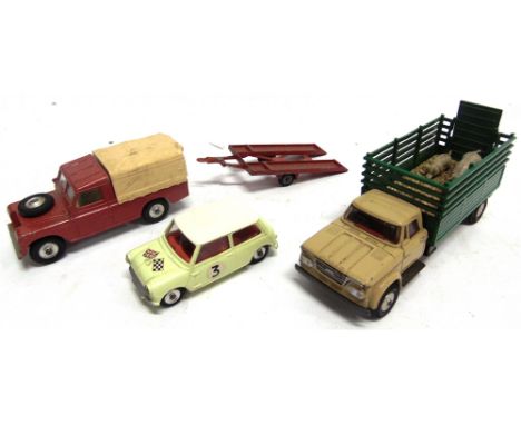 THREE CORGI MODEL VEHICLES  circa 1960s, variable condition, generally good, all unboxed.
