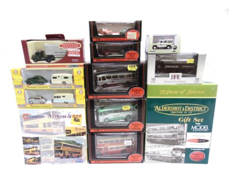 TWELVE 1/76 SCALE DIECAST MODEL VEHICLES  by Exclusive First Editions (7); Corgi (1); Pocketbond Classix (2); Trackside (1); 