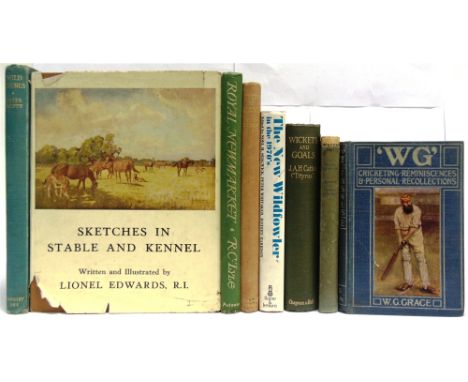 [BOOKS]. SPORTING  Grace, W.G. 'W.G.', Cricketing Reminiscences and Personal Recollections, reprint, Bowden, London, 1899, bl