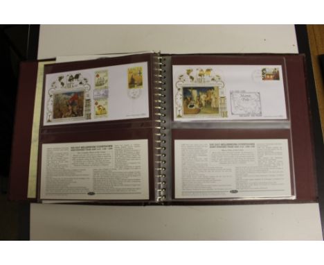 Benham Millennium collection of First Day covers in album and invoices 