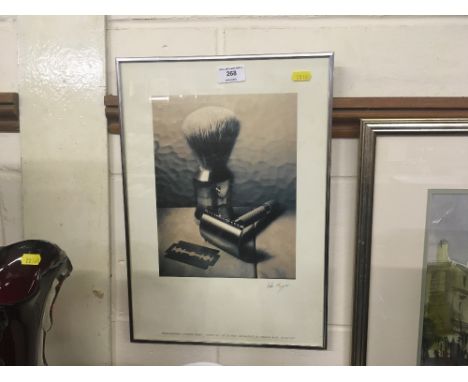 Peter Higgins, framed and glazed coloured print 