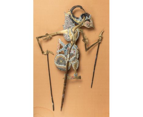 A antique Javanese shadow puppetthe puppet represents (Bima) Bhima, hero of Hindu epic the Mahabharata, plays are performed t